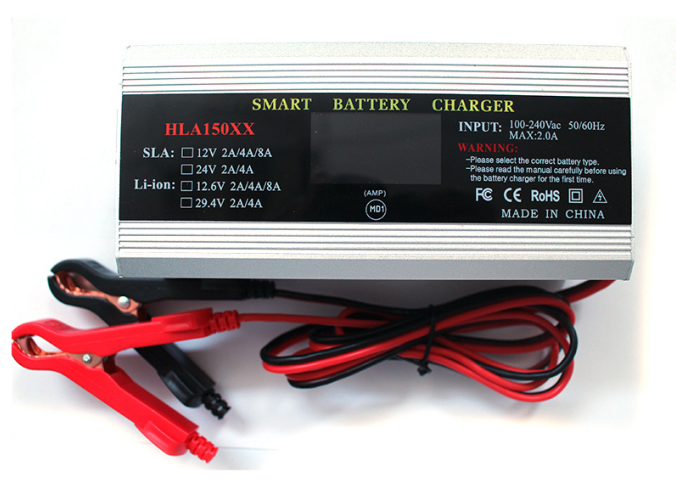 汽車電池充電器  12V/24V鉛酸電池充電器 3串/7串鋰電池充電器